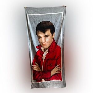 Elvis vintage bath or beach towel